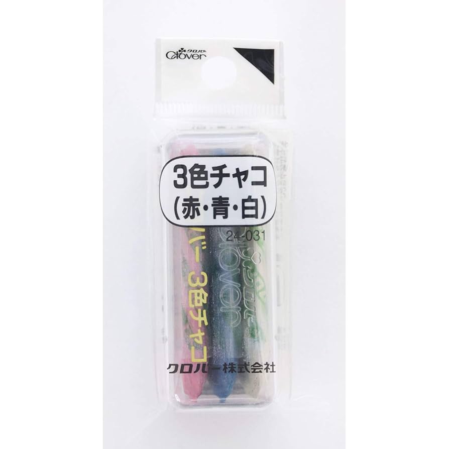チャコ　3点 Sewline-ソーライン- 3色チャコペンシル トリオカラーズ 線幅0.9